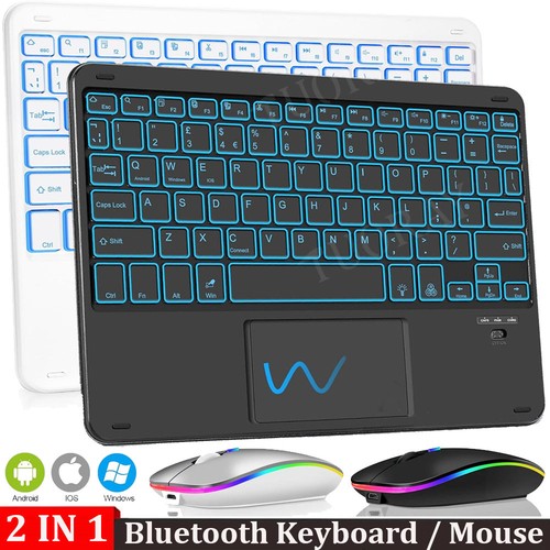Backlit touchpad bluetooth - 10",