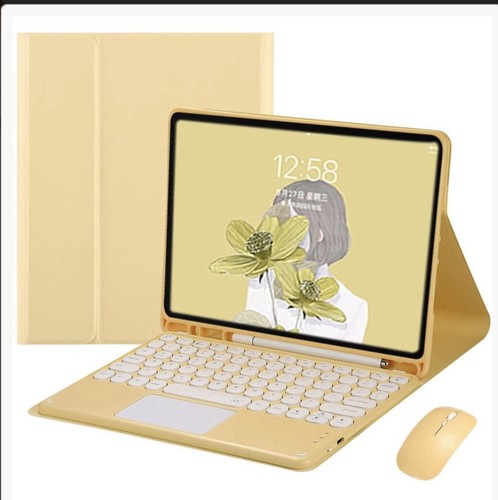 Yellow keyboard with - yellow,